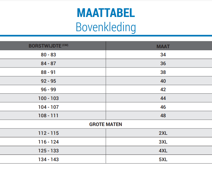 Hoe kies ik de juiste maat voor sportkleding?