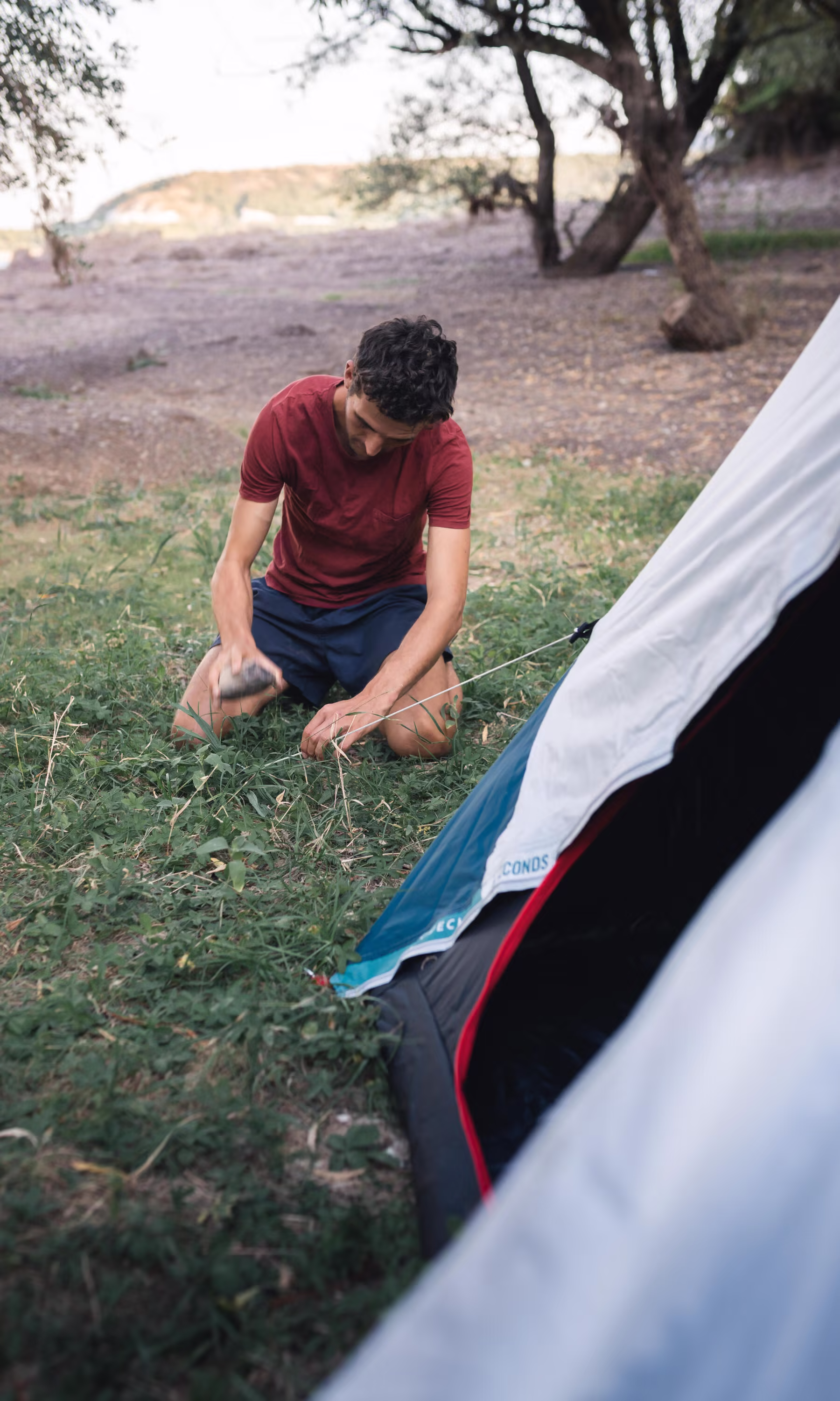 Installation du Bivouac © Installation du Bivouac