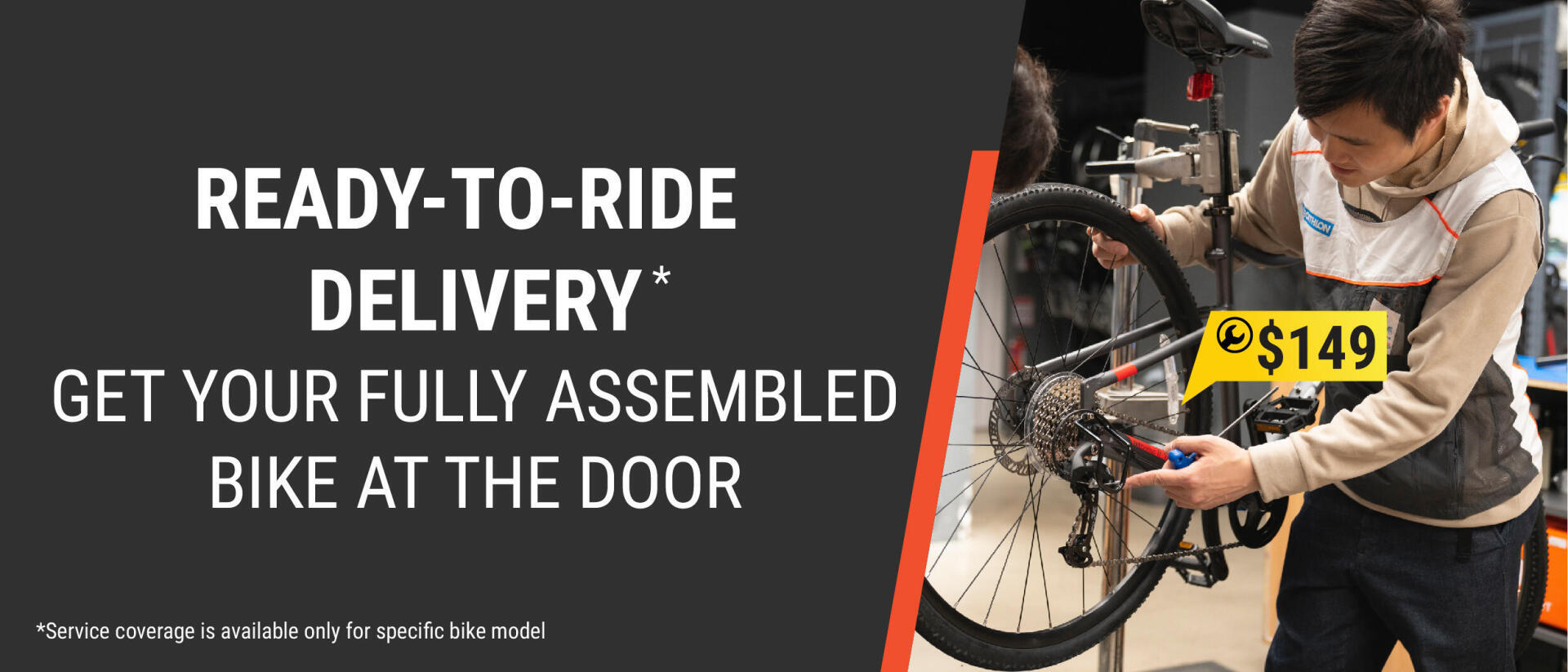 Bike assembly service - Decathlon