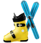 Emoji chaussure ski