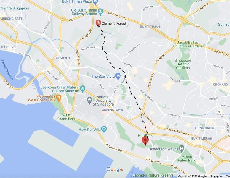 Urban Hike Trails in Singapore