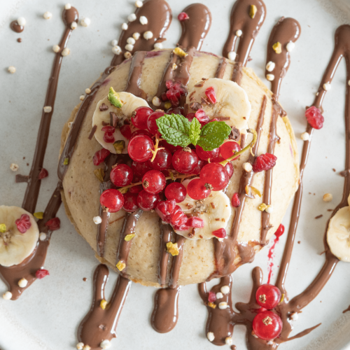 receita de bowlcake PROTEÍNA WHEY BAUNILHA