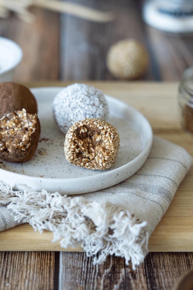 Receita de bolas energéticas proteicas