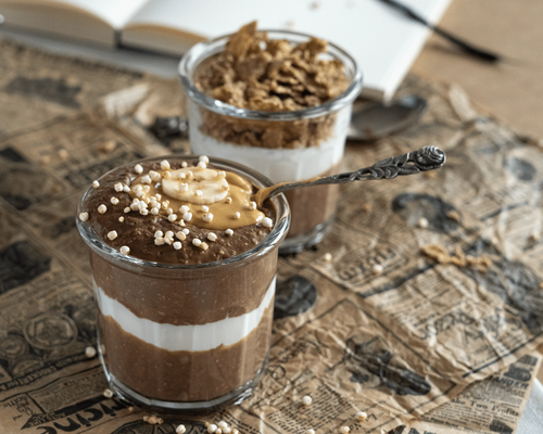 Porridge protéiné au chocolat