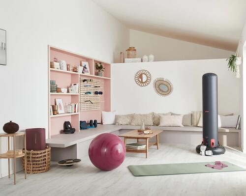 Comment créer un meuble de rangement pour son espace fitness (0m2) ? 