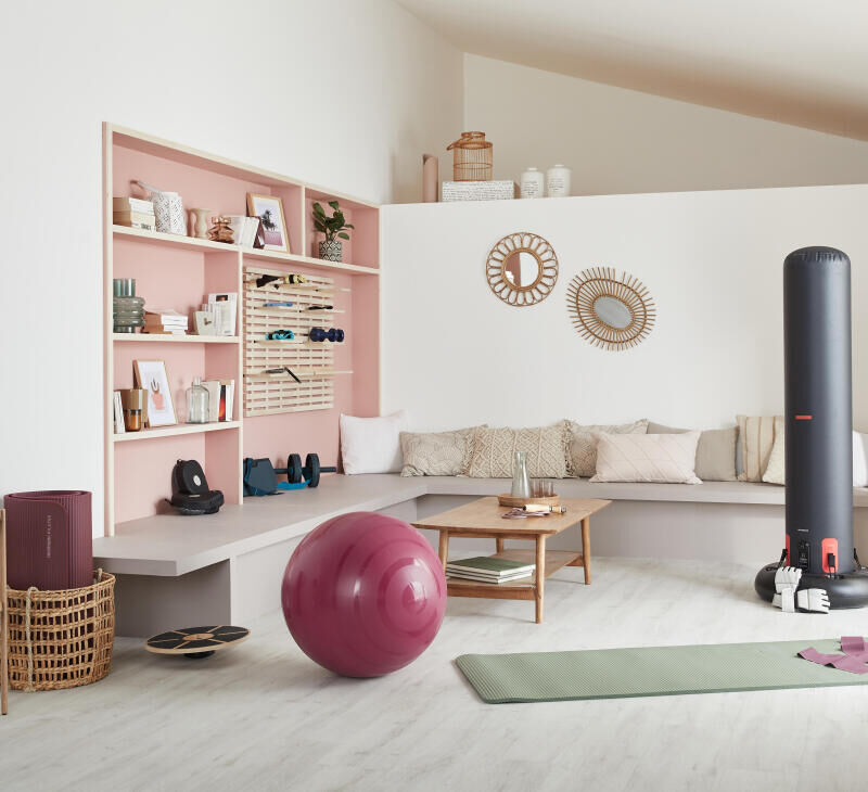 Comment créer un meuble de rangement pour son espace fitness (0m2) ?