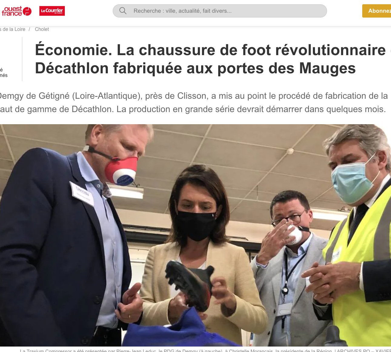 Une chaussure de foot révolutionnaire pour Kipsta !