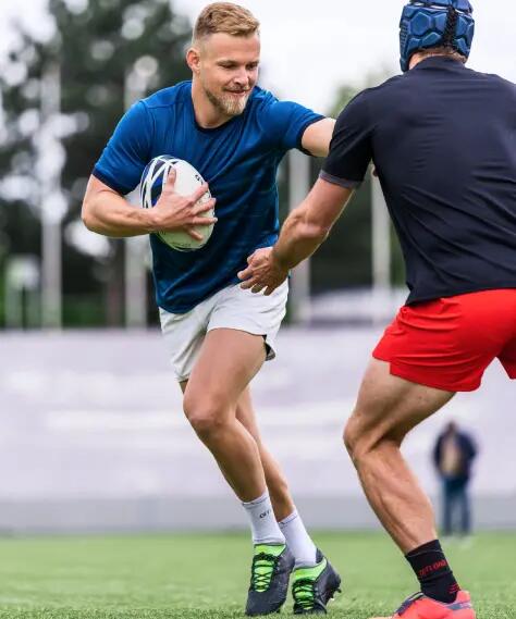 two men playing rugby