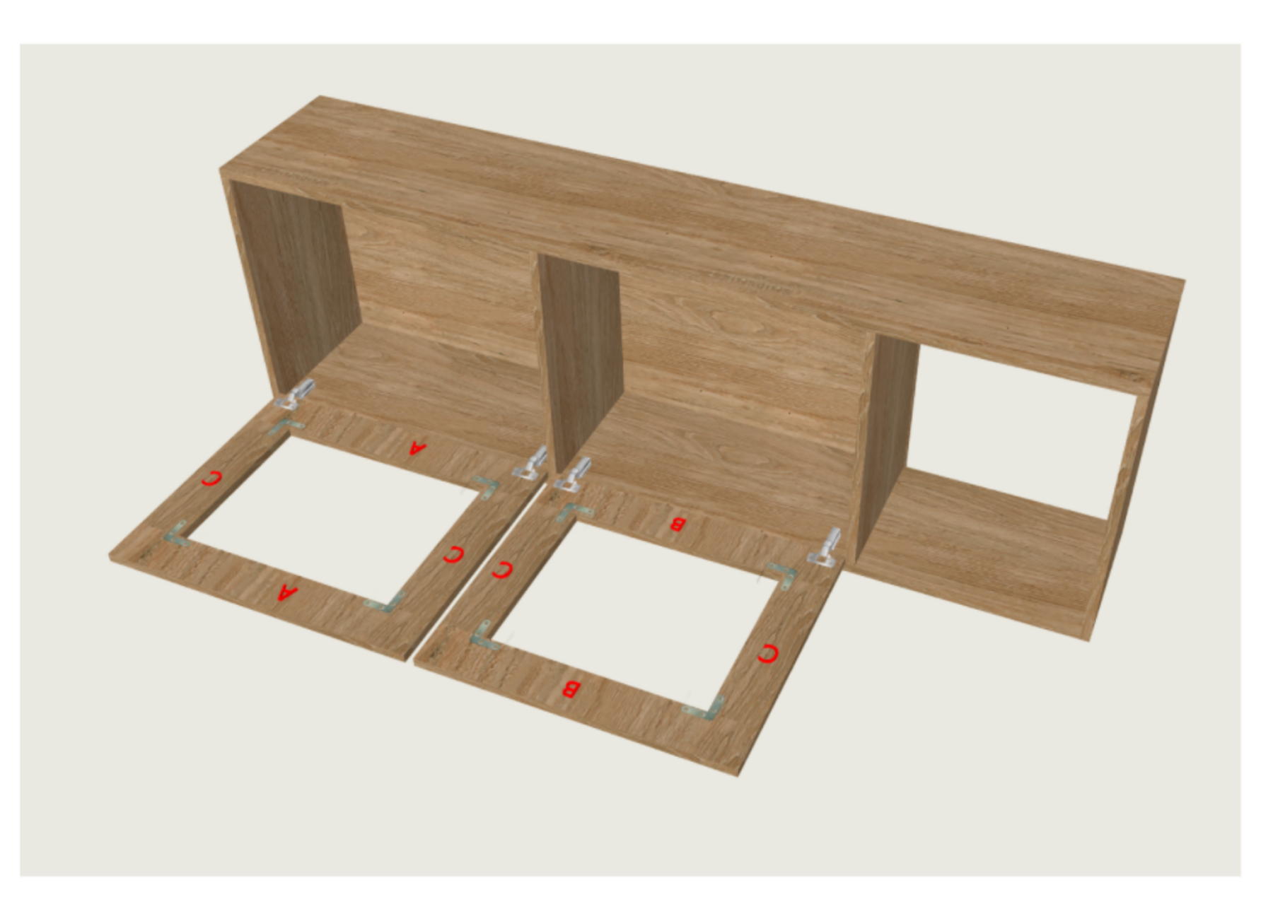 Comment créer un meuble de rangement pour son espace fitness (0m2) ? 