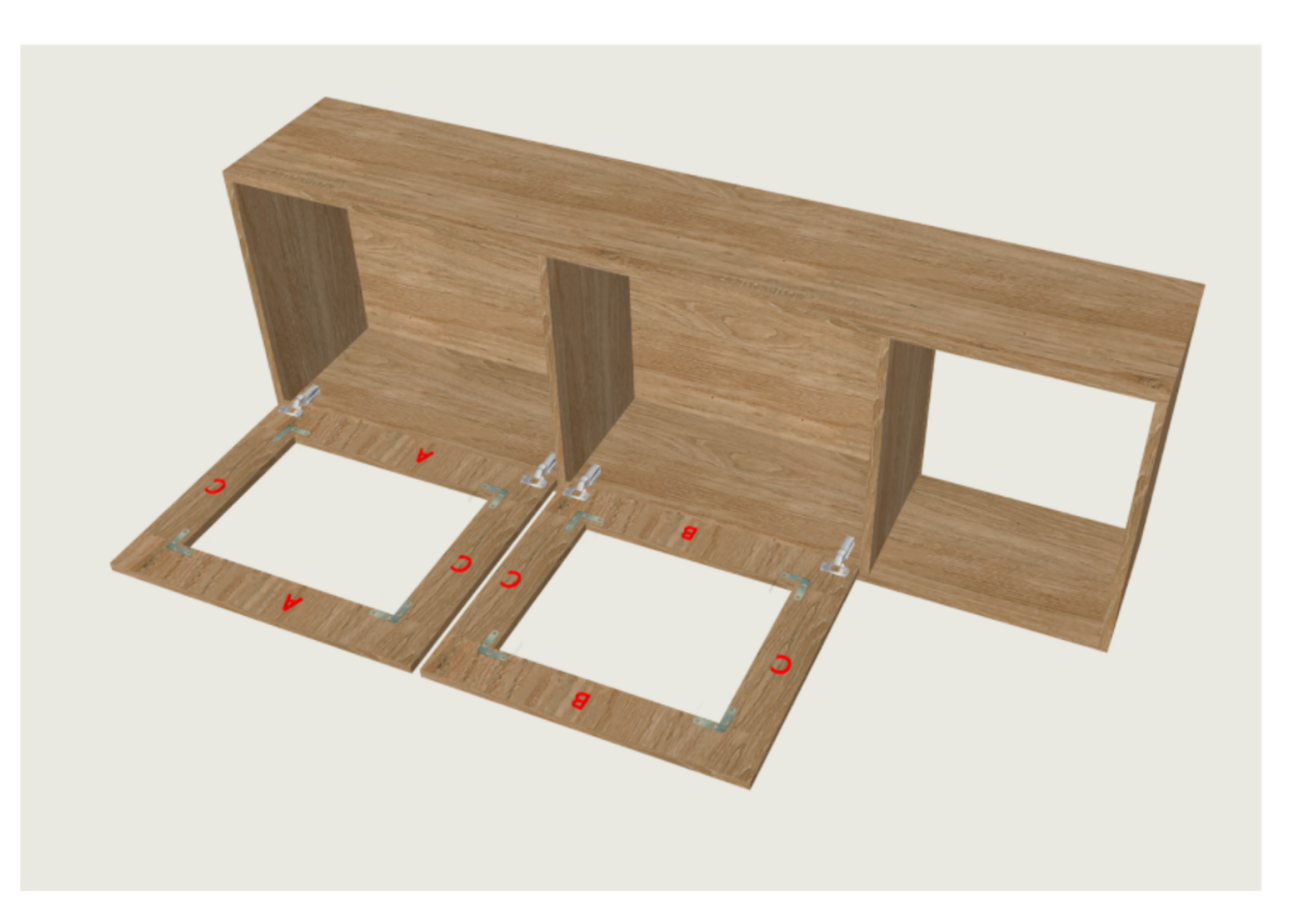 Meuble Home-Studio DIY (fait maison) Plan de travail et Bois : Leroy Merlin