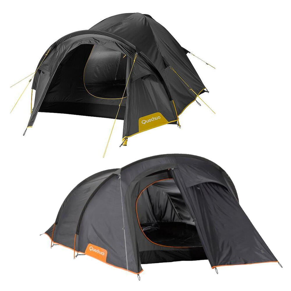 Pflege und Reparatur eines Campingzeltes mit Stangenaufbau