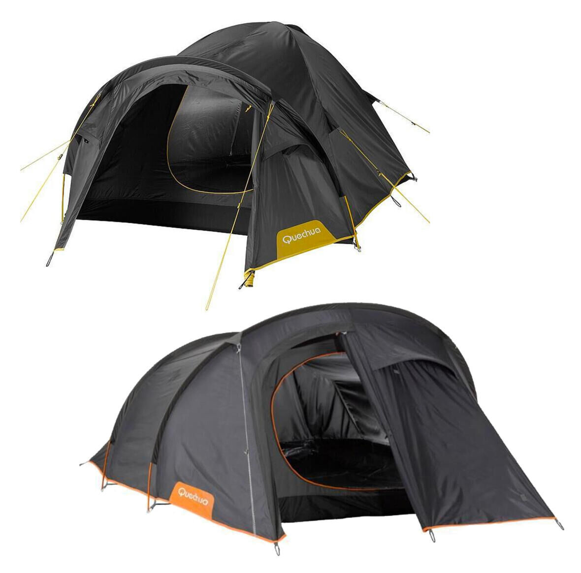 Pflege und Reparatur eines Campingzeltes mit Stangenaufbau