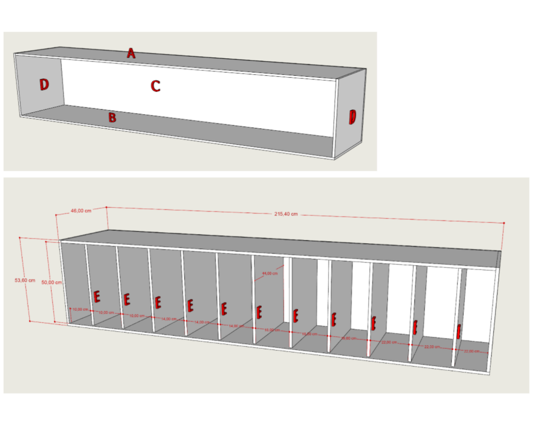 Comment créer un meuble de rangement pour son espace fitness (4m2) ?