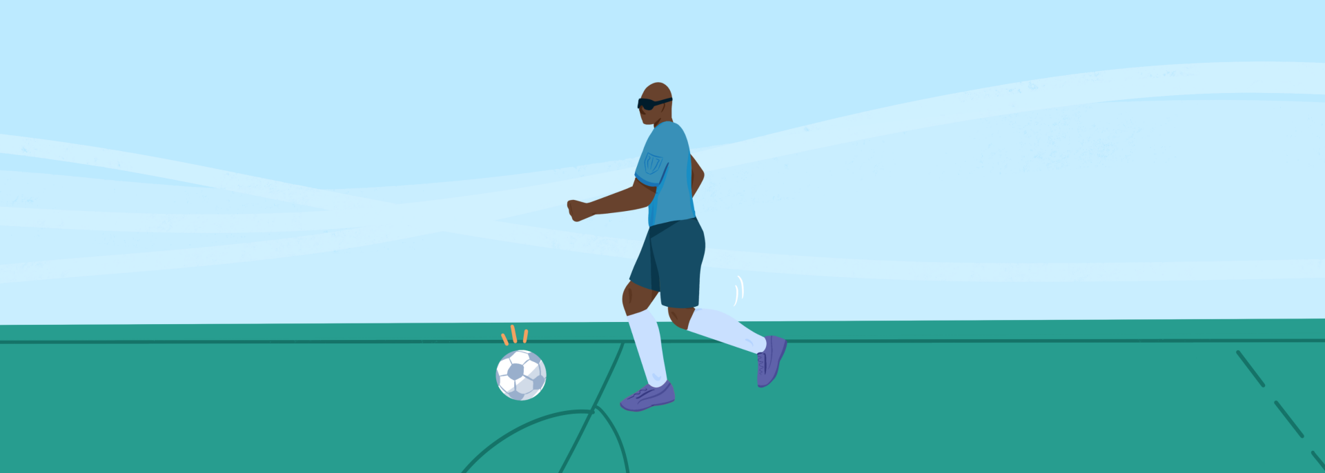 Cécifoot : le foot pour les personnes malvoyantes et aveugles