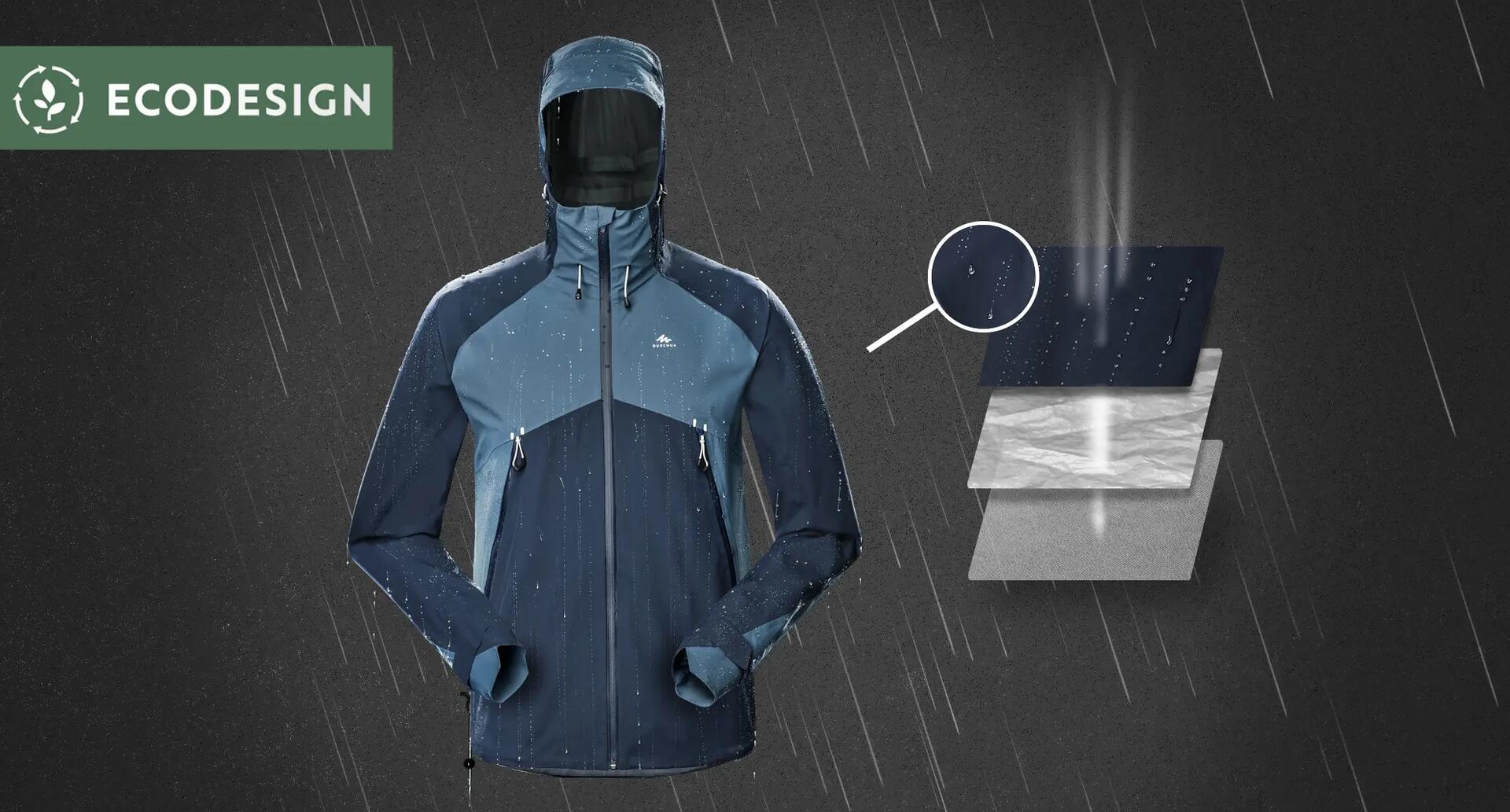 Veste imperméable de randonnée montagne - MH500 - Homme