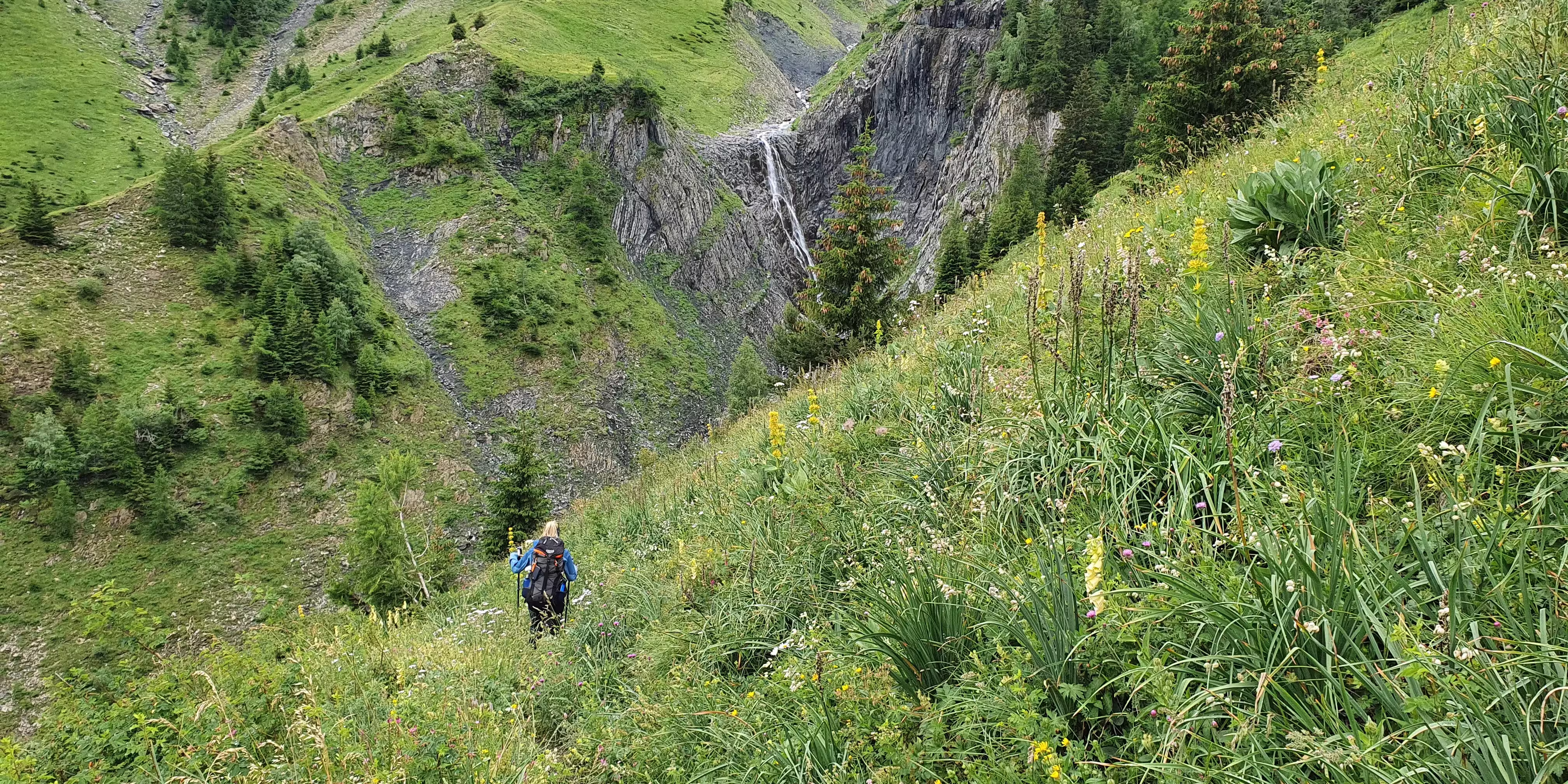 Descente vers Villard Reymond © Descente vers Villard Reymond