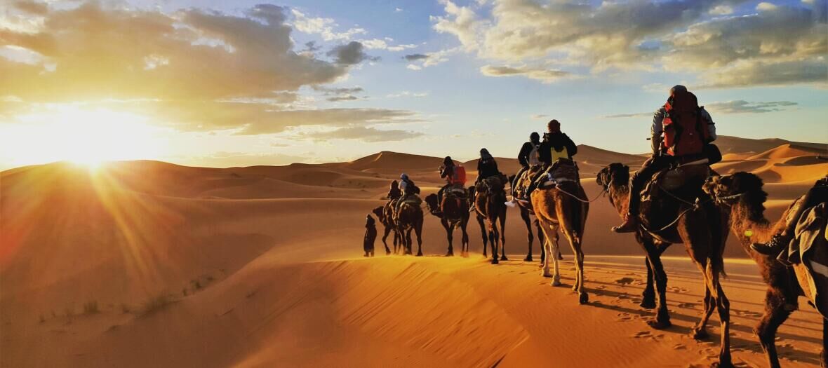 Trek depuis ouarzazate dans le désert du maroc à la découverte d'oulad driss