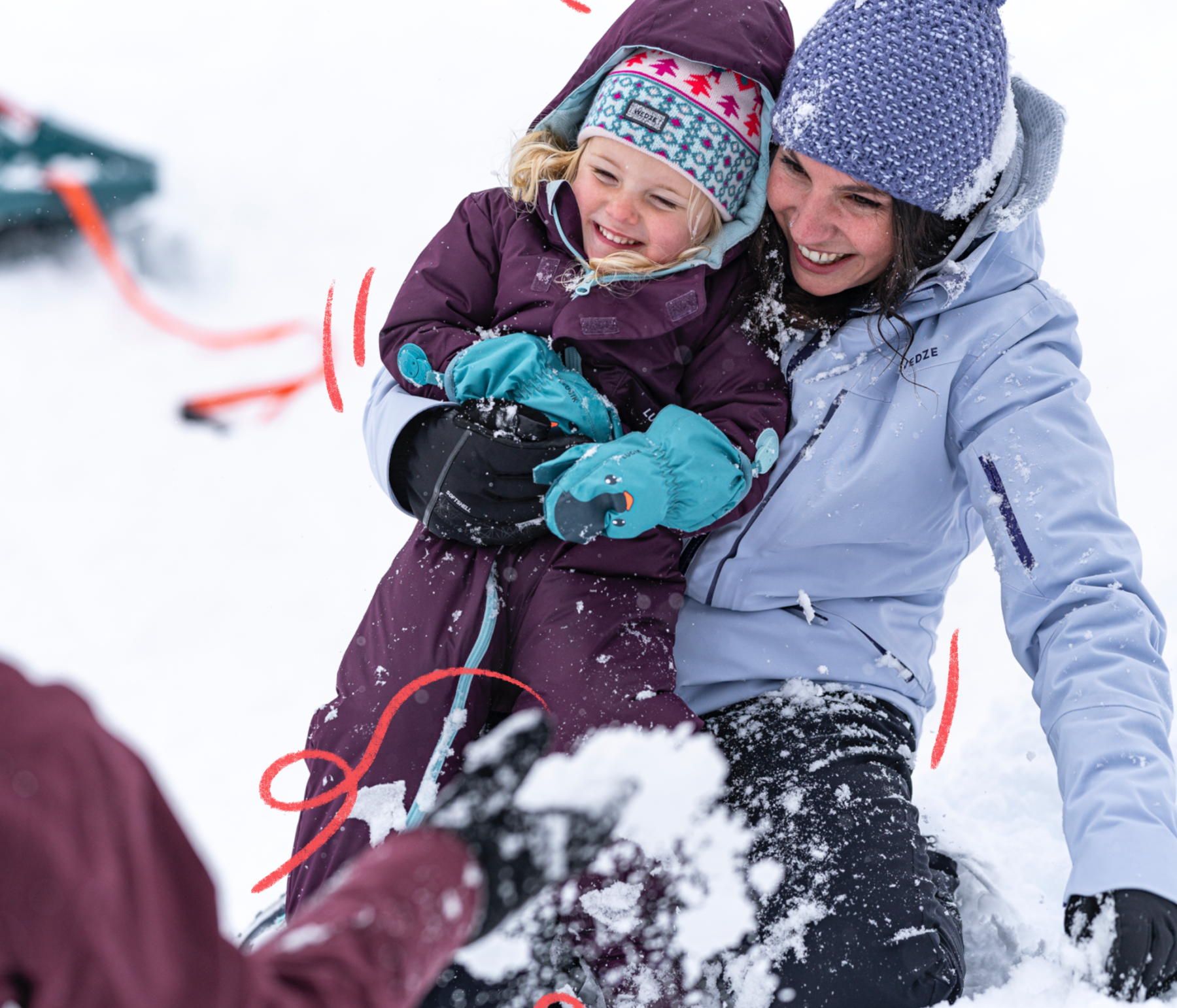 Activitate în zăpadă pentru copii