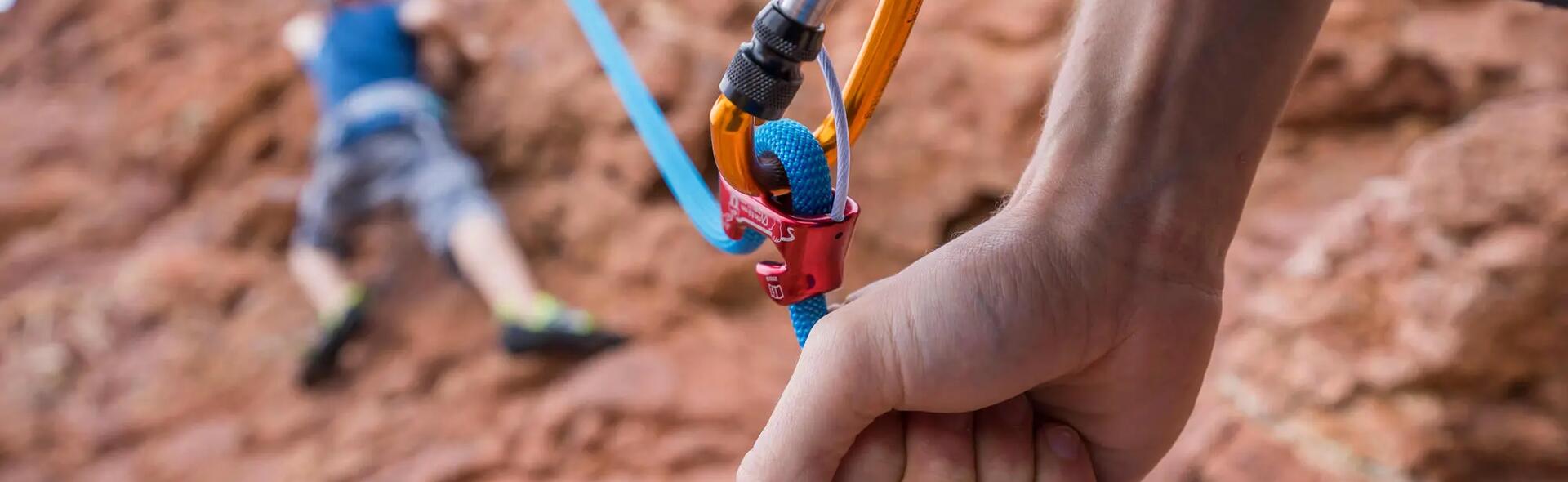 Man handling bike accessories