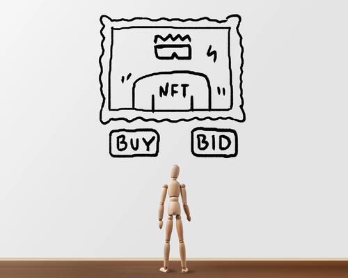 Ilustração de escolha NFT