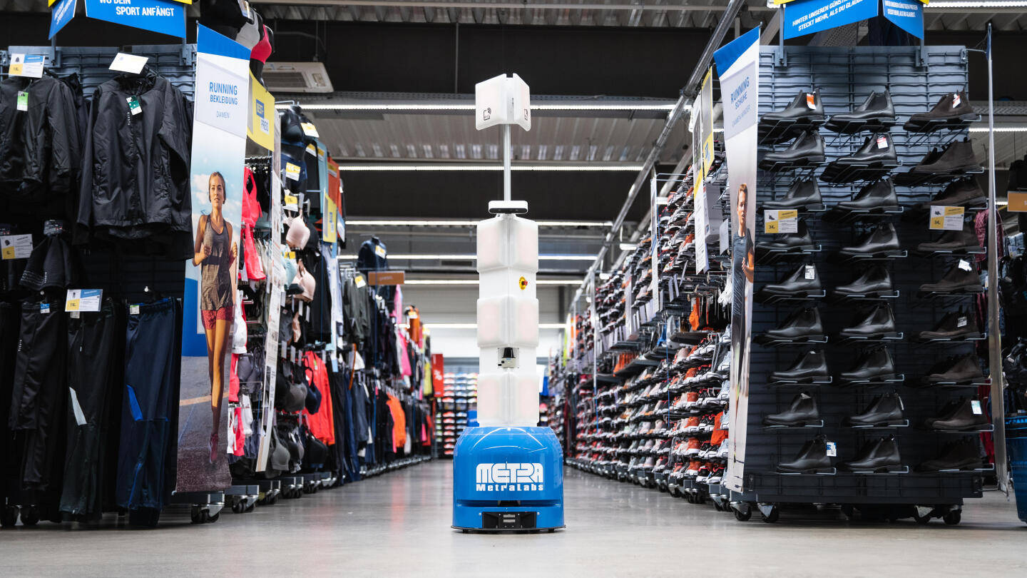 RFID Roboter bei DECATHLON Deutschland