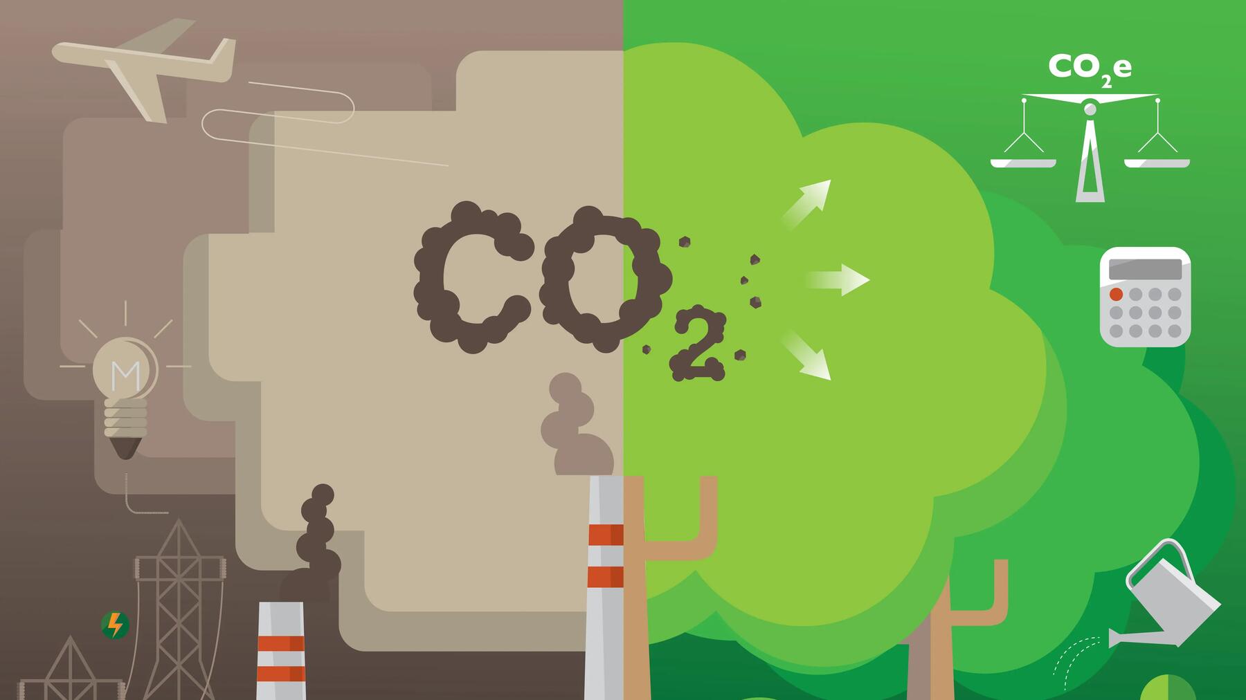 Illustration of CO2