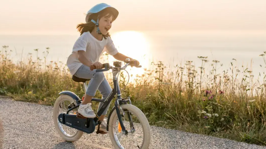 Bicicleta trekking Original 24 pulgadas 100 blanco