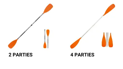 kayak-pagaie-fixe-demontables