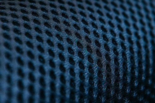Photo textile bleu