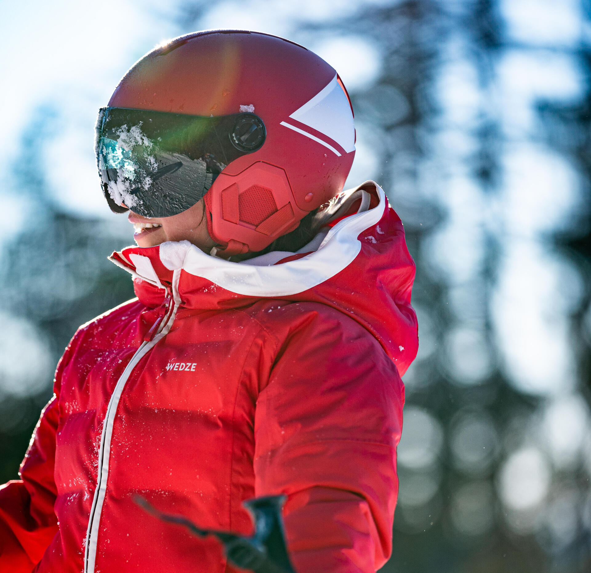 casque à visière ski