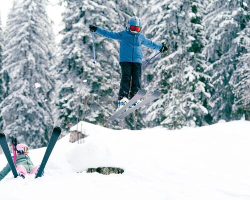 enfants ski et snowboard