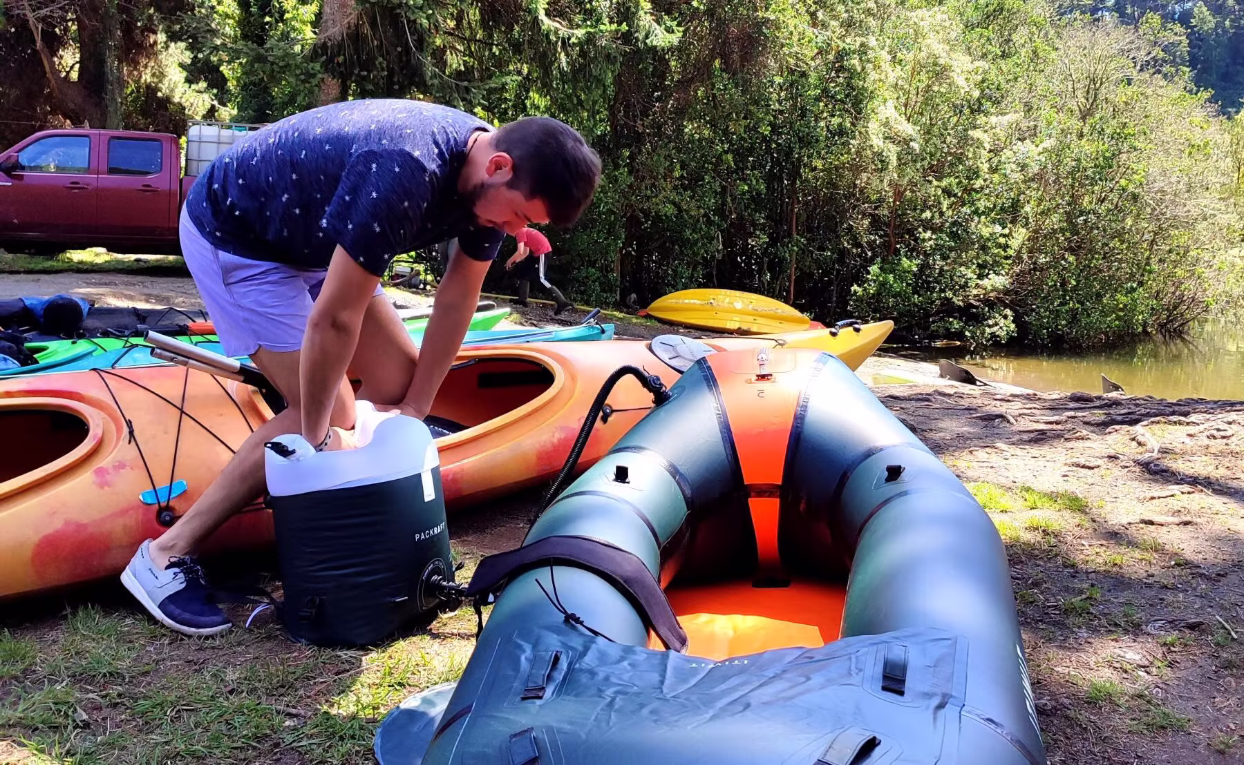 Photo du packraft pour le séjour © Photo du packraft pour le séjour