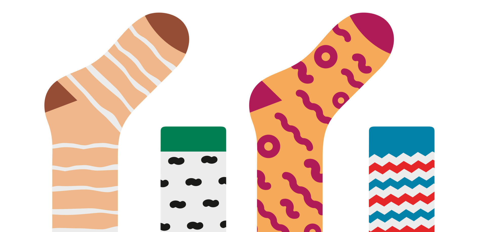 Illustration of socks