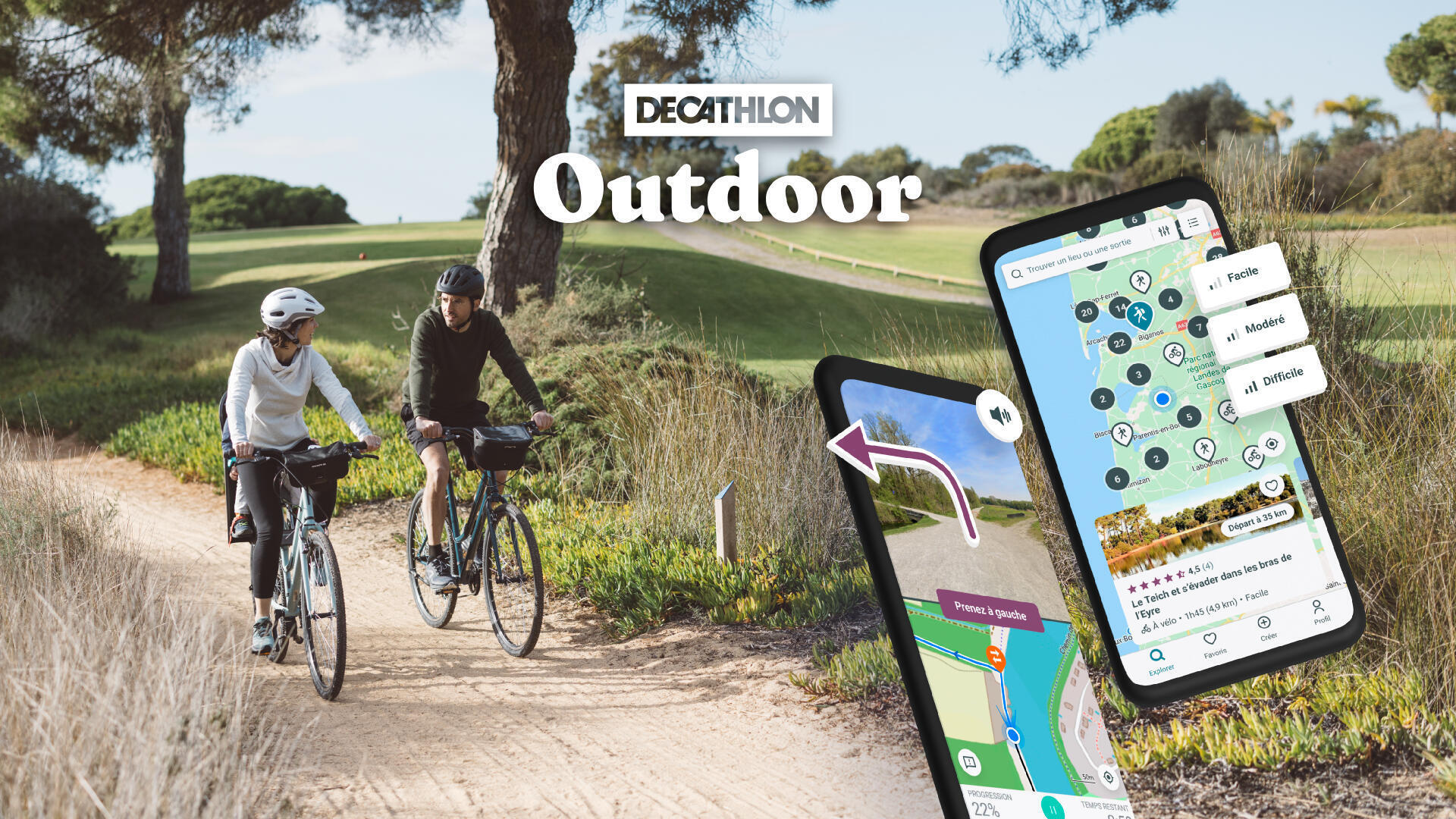 Velo de randonnée decathlon cheap