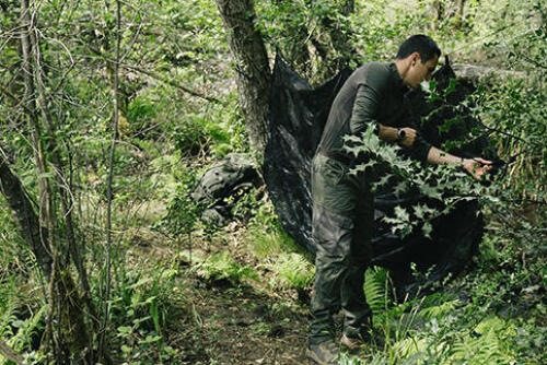 Hache 35 cm - Bushcraft noir - Solognac - Décathlon