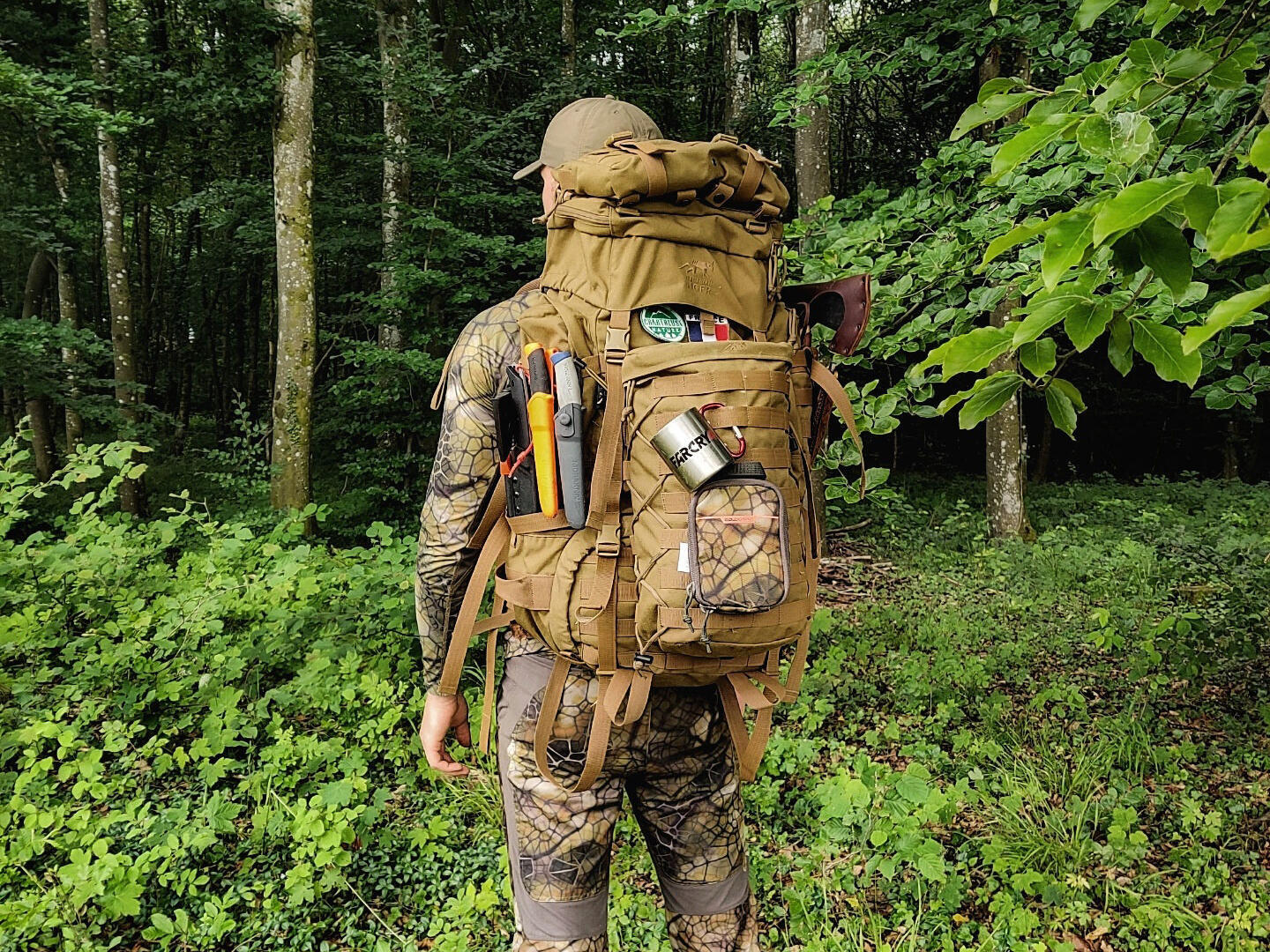 MON SAC DE BIVOUAC BUSHCRAFT (contenu pour aller camper une nuit en forêt  été/automne) 