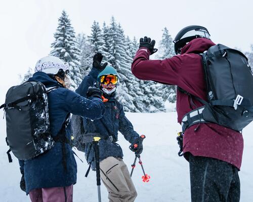 UTILISER SON MATÉRIEL DE SKI FREERIDE