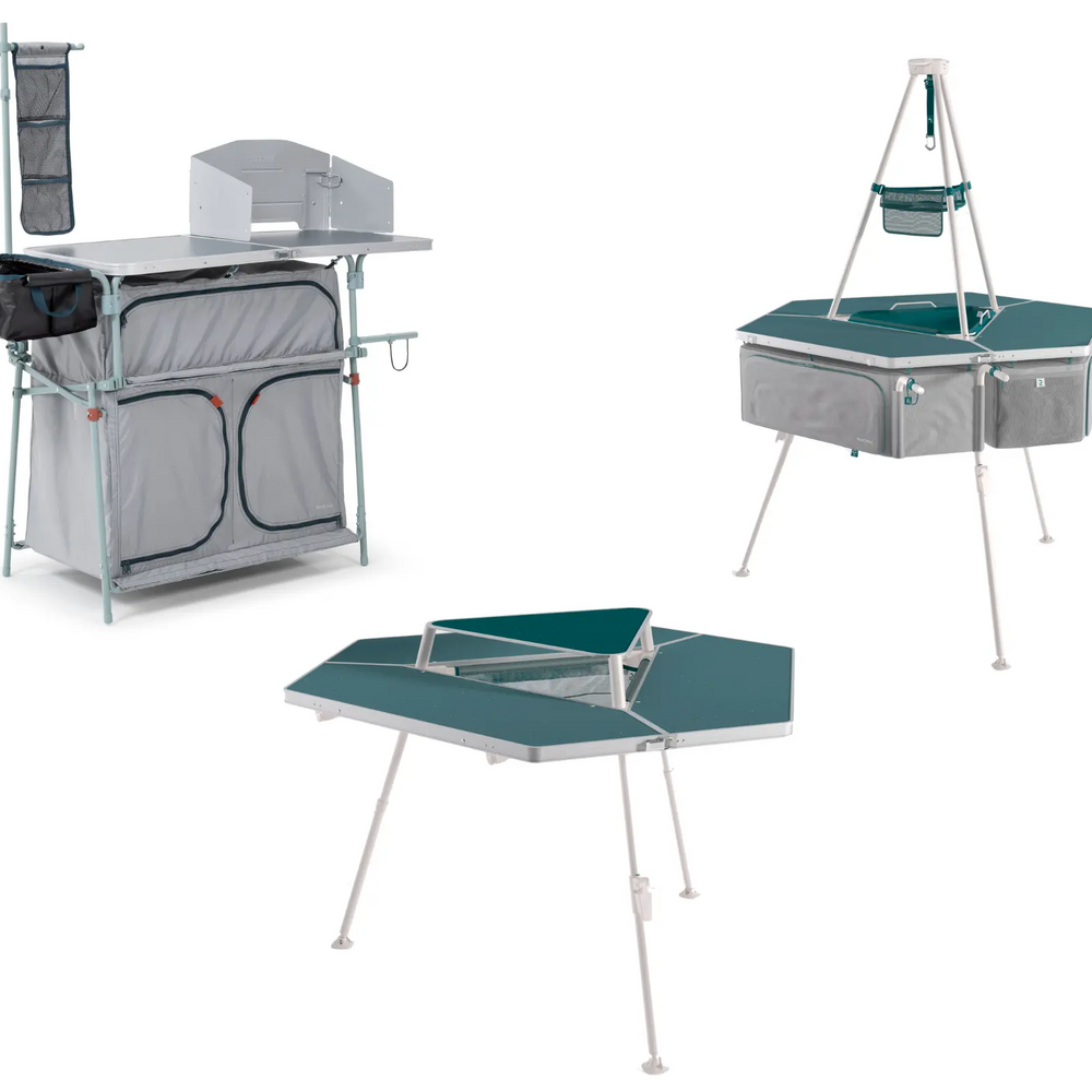 Maintaining and repairing a camping kitchen unit or camping table