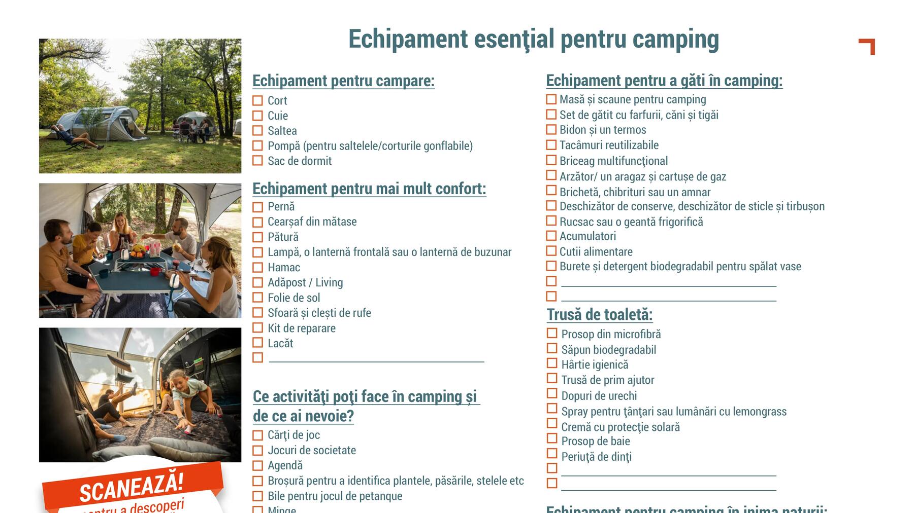 LOCURI DE CAMPING: UNDE MERITĂ SĂ ÎȚI PUI CORTUL ÎN ROMÂNIA?