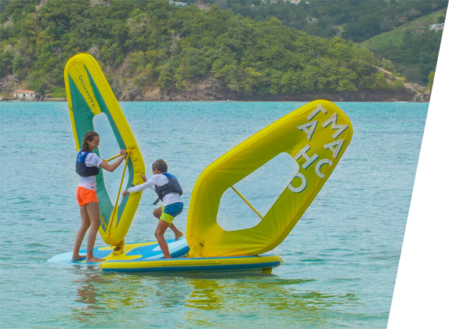 Tamahoo inflatable windsurfer