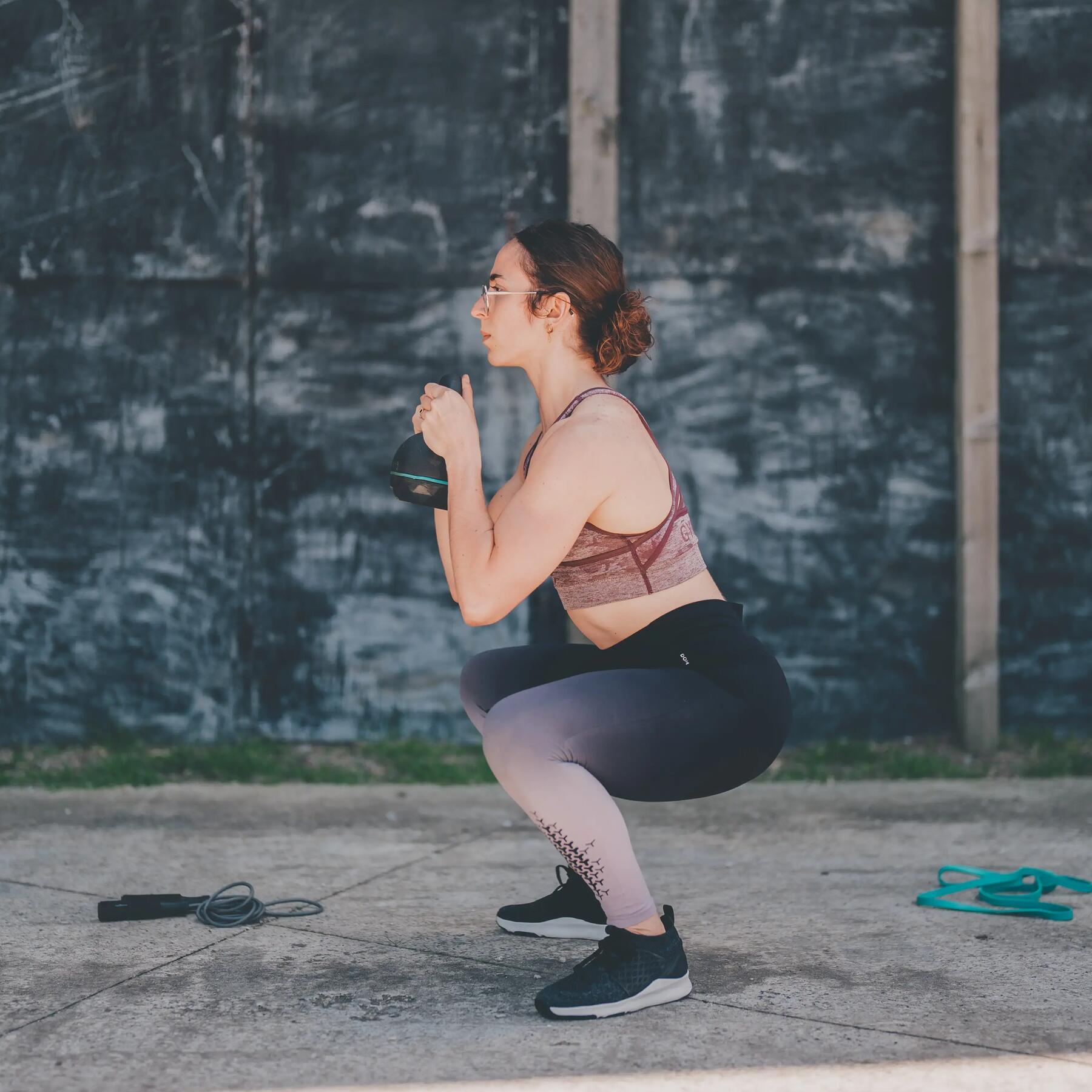 kettlebell squat
