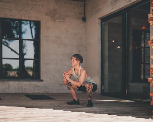domyos cardio challenge squat