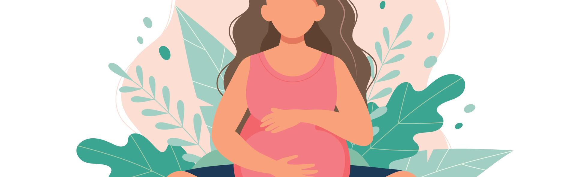 Un dessin de femme enceinte