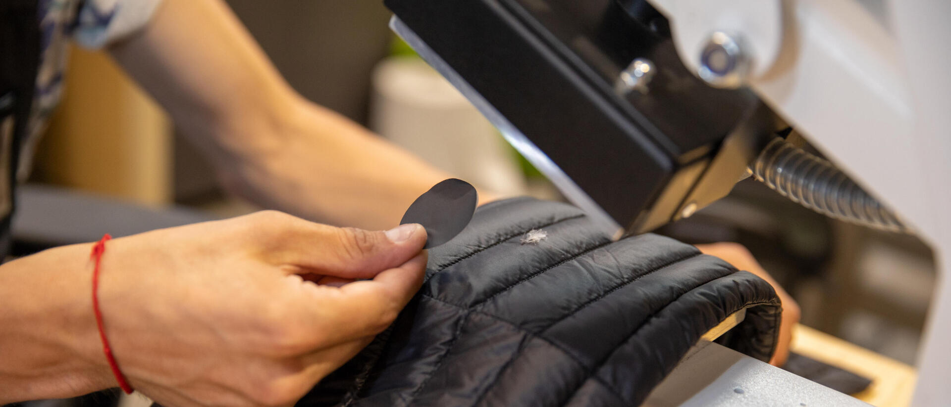 Pose de patch - Atelier Decathlon