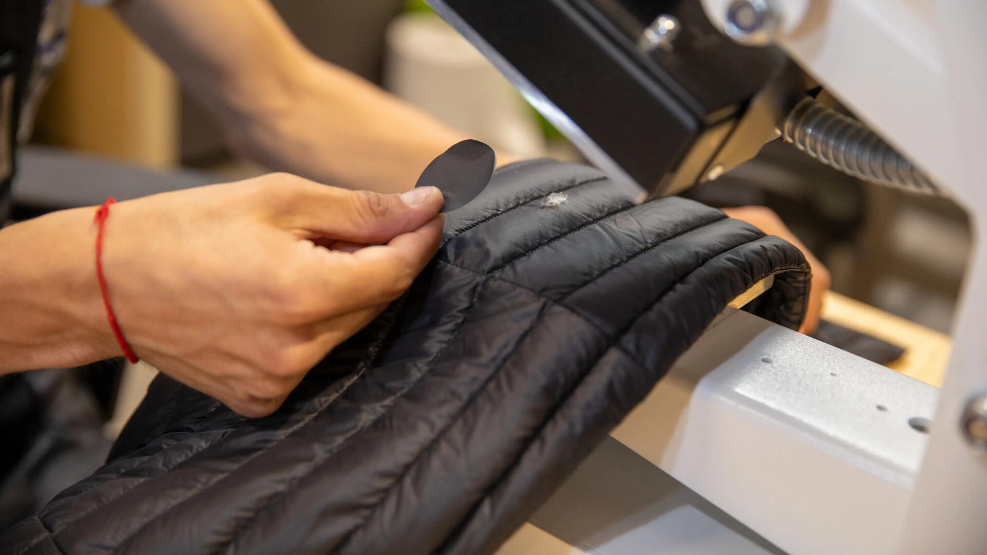 Pose de patch - Atelier Decathlon