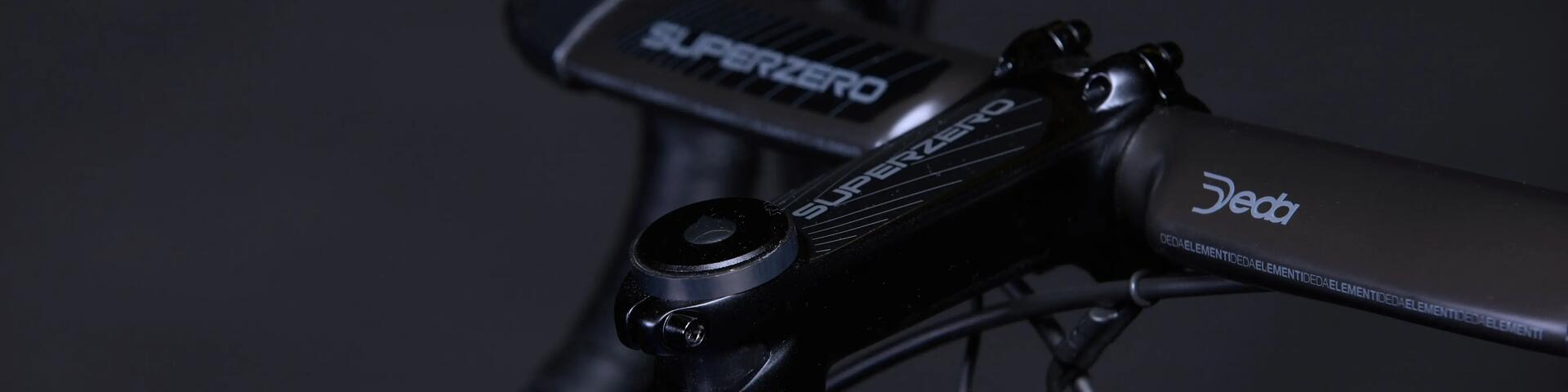 A bike stem on a road bike