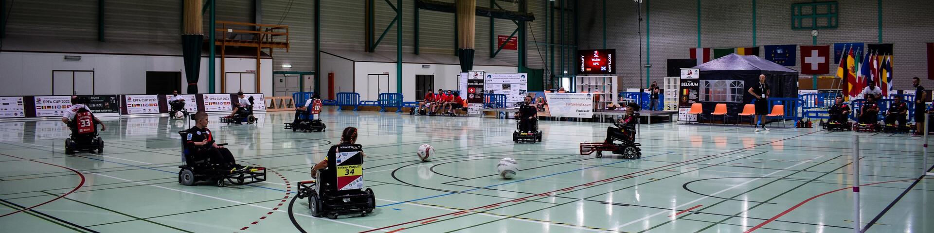 Kipsta, fier d'équiper l'équipe nationale belge de foot fauteuil 