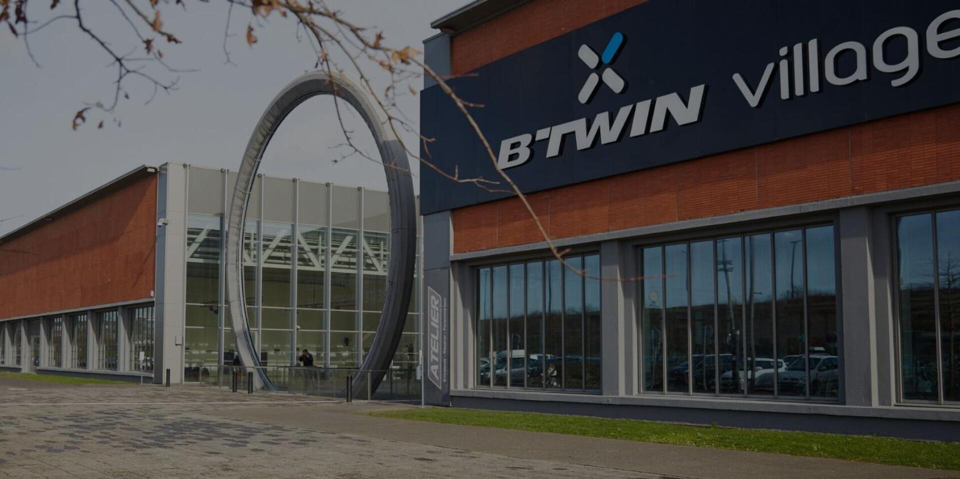 Façade club lille Decathlon Btwin Village