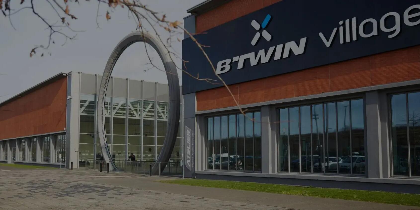 Façade du club de Lille au Decathlon Btwin Village
