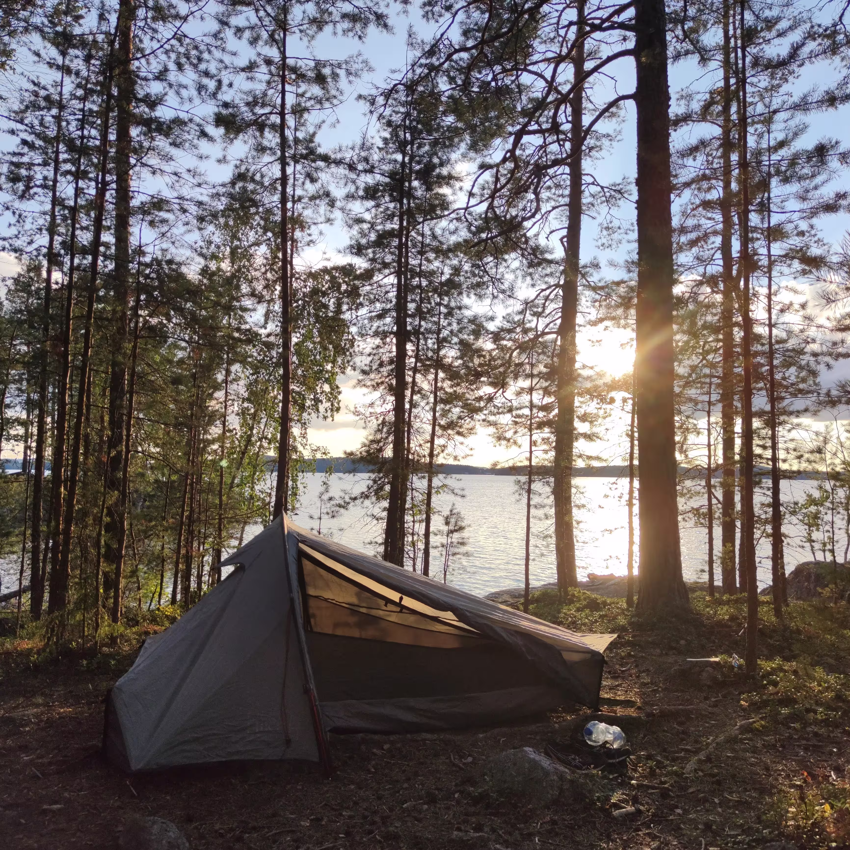 Bivouac pendant le séjour paddle en finlande © Bivouac pendant le séjour paddle en finlande